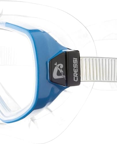 CRESSI Onda Mare Italian Made Snorkel Set - Clear/Blue - Diving Mask - Scuba Mask - Scuba Diving Equipment — view 6
