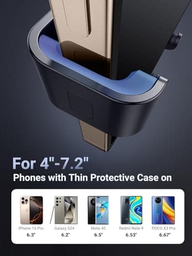UGREEN Car Phone Holder Air Vent, Gravity Phone Mount for Cars Cradle — view 6