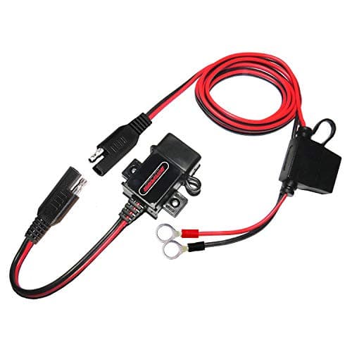 MOTOPOWER MP0609A 3.1Amp Motorcycle USB Charger Kit for Phone, GPS or Sport Camera