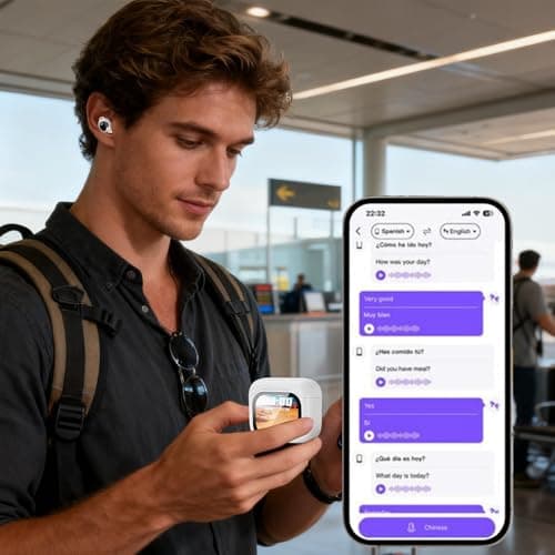Language Translator Earbuds Wireless AI Translator Earphones with Color — view 4