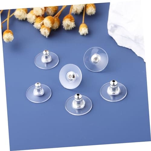 6 Pcs Silicone Earring Backs for Heavy Earrings Support — view 3