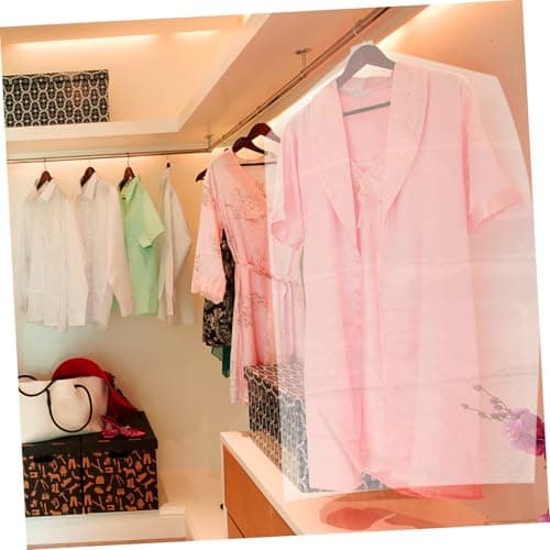 Plastic Clothes Covers 10 Pack Pe Hanging Garment Bags — view 6