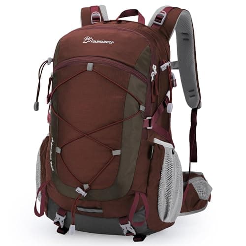 MOUNTAINTOP 40L Hiking Backpack Water Resistant Trekking Rucksack Unisex