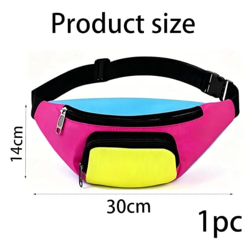 1 Pc 80s Bumbag, Bum Bags Bumbags for Ladies, Fanny Pack for Women — view 2