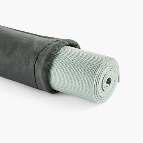 Myga Yoga Mat Bag – Cotton Yoga Mat Carrier with Shoulder Strap & Drawstring Closure – Lightweight & Durable Yoga Mat Holder – Eco-Friendly Mat Storage for Home, Gym & Travel – Sage or Cream (Sage) — view 3