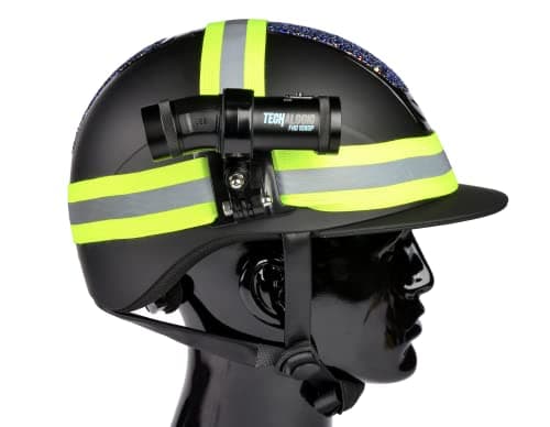 TECHALOGIC Reflective Helmet strap compatible with GoPro Cameras Yellow — view 5