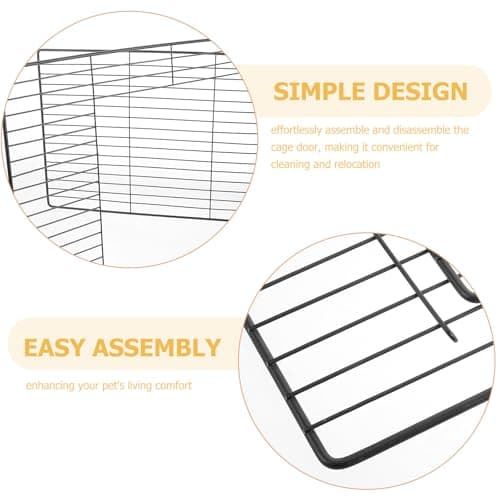 Cat Cage Enclosure Door Removable Wire Panel for Home Travel — view 3