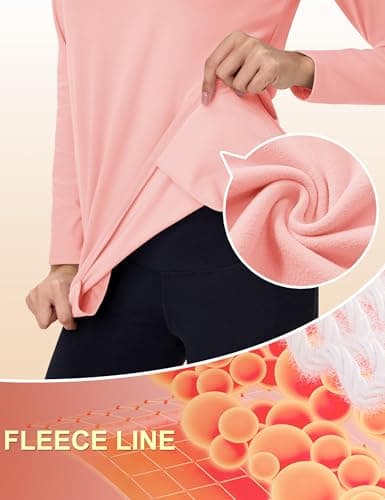 TACVASEN Base Layer Women Mock Neck Thermal Top Soft Women Thermal Top — view 4