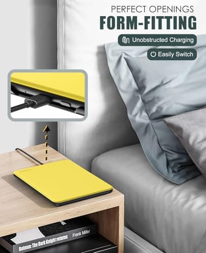 MoKo Case for 7" Kindle Paperwhite 12th Gen&Colorsoft 2024, Light Yellow — view 6