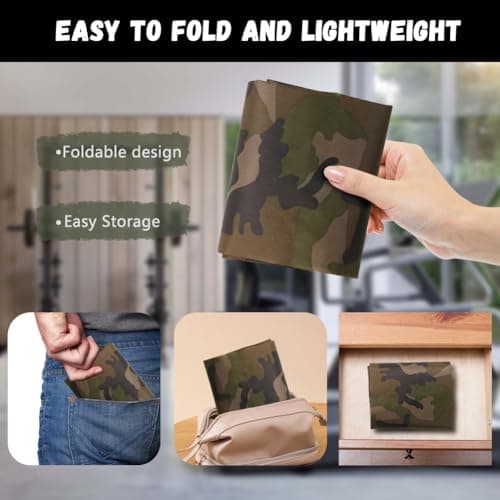 Boerni Drawstring Bag, Lightweight Camouflage String Backpack, Large Capacity Bags for Outdoor Sports Gym PE Swimming Hiking Trip Party Present Kids Party Gift — view 4
