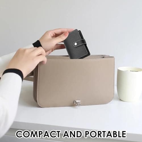 teashow PU Leather Credit Card Holder Wallet Travel Business Card Case — view 6