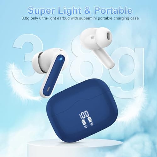 Wireless Earbuds Bluetooth 5.4 with HiFi Stereo Bass, 40H In‑Ear Earphones — view 6