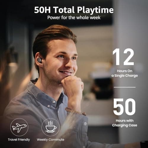 TOZO T6 Wireless Earbuds Bluetooth 5.3 Stereo Sound in Ear Headphones — view 4