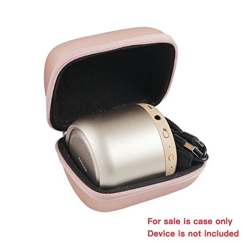 Hard Travel Case for Anker SoundCore mini Super Portable Speaker Bluetooth Speaker by Hermitshell (Rose gold) — view 2