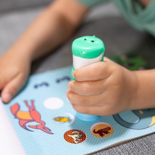 Melissa & Doug Sticker Wow Stamper & Activity Pad − Dinosaur | Book & Travel Toys for Children | Age 3+ — view 2