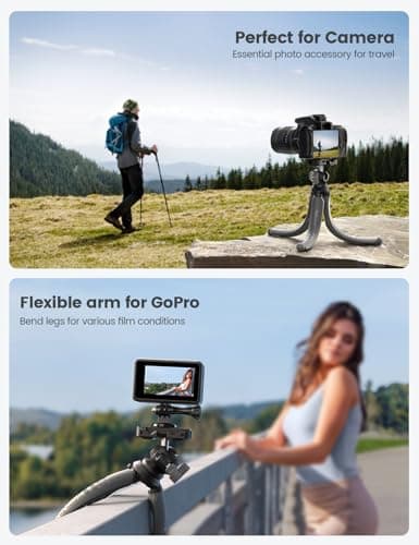 Lamicall Mobile Phone Tripod, Flexible Camera Tripod With Remote — view 4