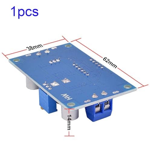 RUNCCI-YUN DC-DC 5A Buck Converter 4-38V to 1.25-36V Step-Down Voltage Regulator High Power Module with LED Display — view 4