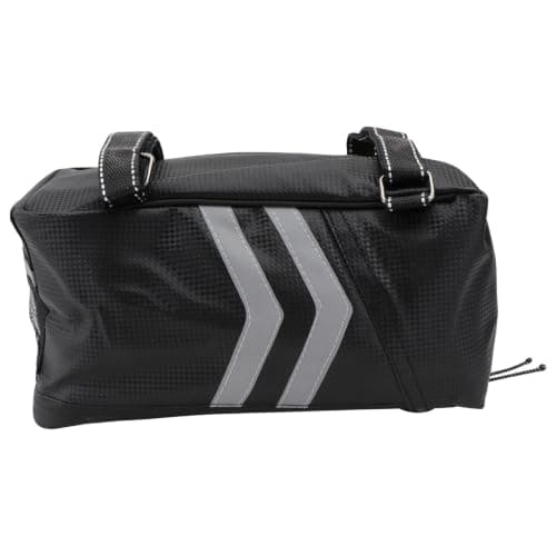 BATHVEVE L Bike Backseat Bag Large Capacity Storage Box for Electric Vehicle and Bike, Made of Sturdy Pu Material, Suitable for Outdoor Travel with High Visibility Feature