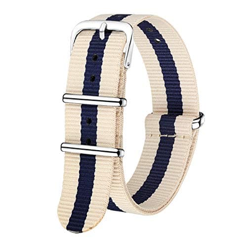 MEGALITH Nylon Watch Strap 8-Pack: One-Piece Multi-Color Replacement Band — view 3