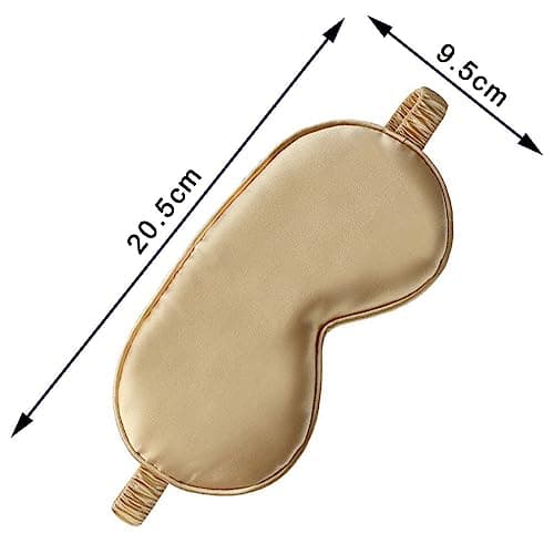 3 Pcs Silk Sleep Masks Set Sleeping Eye Mask with Hair Scrunchie and Travel Pouch Silk Sleep Eye Cover for Girls Ladies — view 4