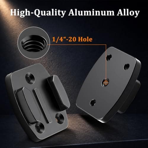 HSU Quick Release Buckle Base Tripod Mount Adapter for Action Camera — view 3