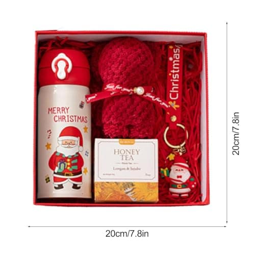 Christmas Travel Mug Gift Set, Christmas Gift Set Thermal Mug | Insulated Mug Set - Padded Sock, Sturdy and Safe Favors for Christmas, Birthday, New Year — view 5