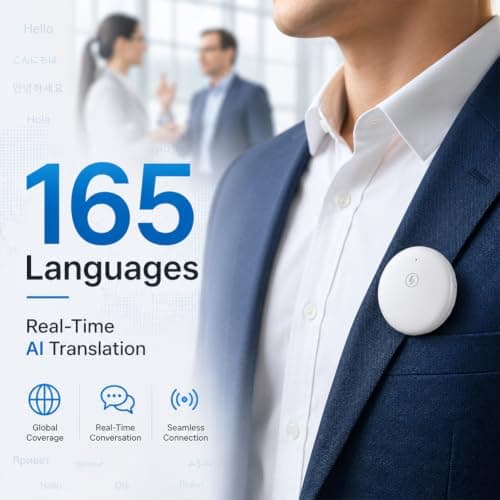 AI Language Translator Device,Multi‑Language Travel Practice Companion — view 2