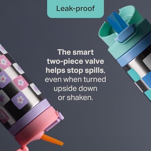 Tommee Tippee On The Go Insulated Straw Bottle 18m+ Stainless Steel — view 6