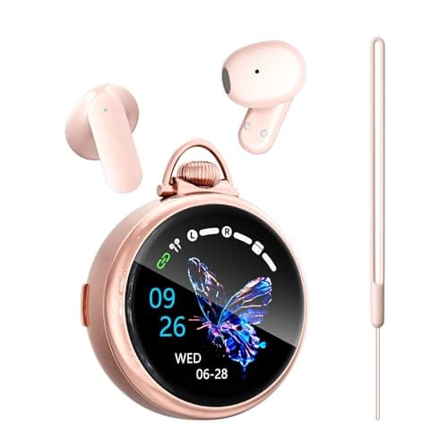 Yworlln NE71 Translation Earbuds Real Time, 164 Languages, Language Translator Device with Touch Screen, Translation Earbuds, Bluetooth 6.0, 9 Trans Modes, 60Hrs Playtime Earbuds for Travel Learn