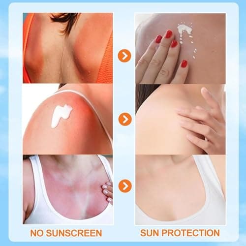 20-Pack Mini Travel Size Sunscreen & Sun Cream SPF 50+,Mini Sun Cream for Face & Body,Natural Face Sunblock,Sun Protection Waterproof & Non-Greasy,Factor 50 Suncream,No White Cast,UV Protection — view 2