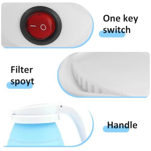 Travel Kettle Electric Foldable Camping Kettle Collapsible Kettle — view 5