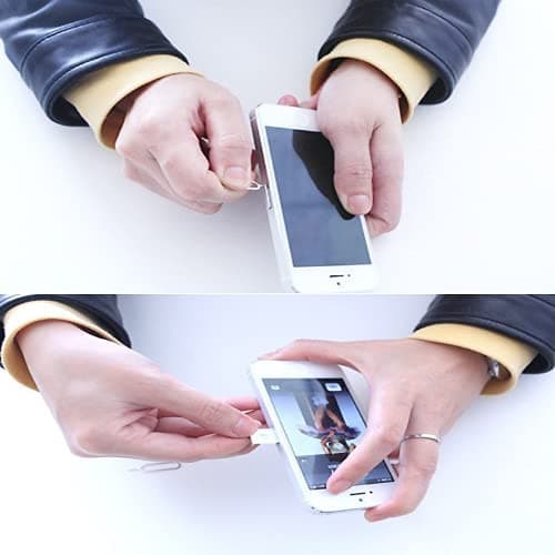10Pcs SIM Card Removal Openning Tool, Tray Eject Pins Needle Opener, Universal Sim Ejector Tool for iPhone, HTC, Samsung Galaxy, Smartphone — view 5