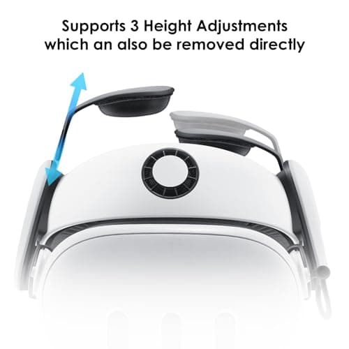 BOBOVR S3 Pro Head Strap 10000mah Battery Halo Strap Compatible with Meta Quest 3S/Quest 3, 2 IN 1Headstrap and Head air Conditioning, Hot-Swappable Battery Pack Fit For Oculus Quest3 — view 6