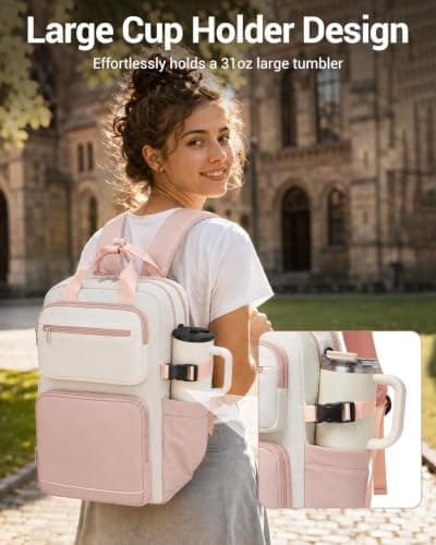 Kono Laptop Backpack Womens School Bags for Girls Lightweight Rucksack — view 4