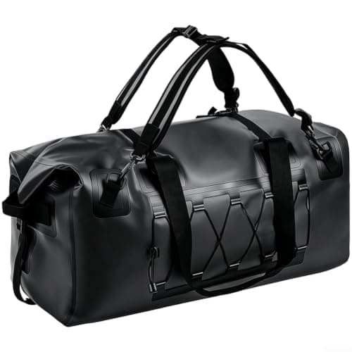70L Waterproof Backpack with Compression Straps(Black)