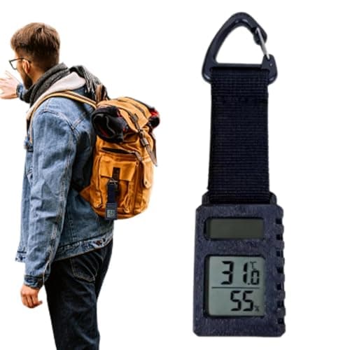 Backpacking Temperature Monitor Portable Digital Outdoor Gear