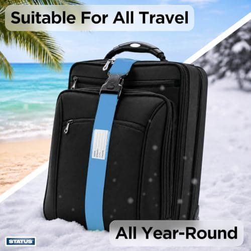 STATUS Blue Luggage Strap, 1 Unit — view 6