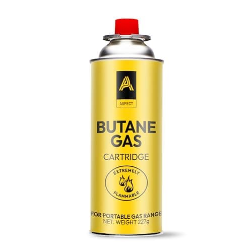 Aspect Camping Gas, Canisters for Camping Stove, Butane Gas Perfect Suitable for Portable Stove, BBQ, Gas Heaters, Blow Torches Safe and Secure Bottle (Pack of 8) — view 2