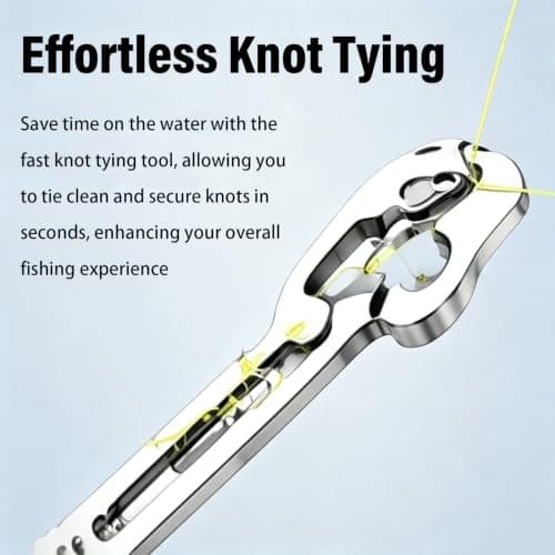 6-in-1 Stainless Steel Fishing Multi Tool Hook Remover and Knot Tyer — view 5