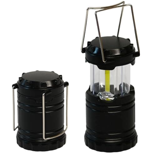 Ram® 2 x Portable Camping Lantern Battery Operated LED Camp Tent Hiking Emergency Outdoor Hanging Light with Foldable Hooks — view 4