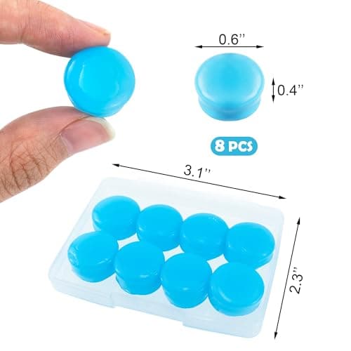 ‎Desenda 4 Pairs Moldable Silicone Ear Plugs - Blue — view 4