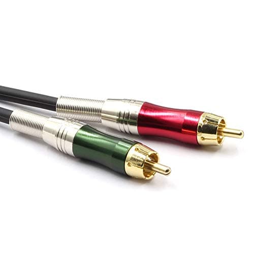 SiYear XLR Female to 2 x Phono RCA Plug Adapter Y Splitter Patch Cable, XLR Female 3 Pin to Dual RCA Male Plug Stereo Audio Cable Connector(1.5M) — view 3