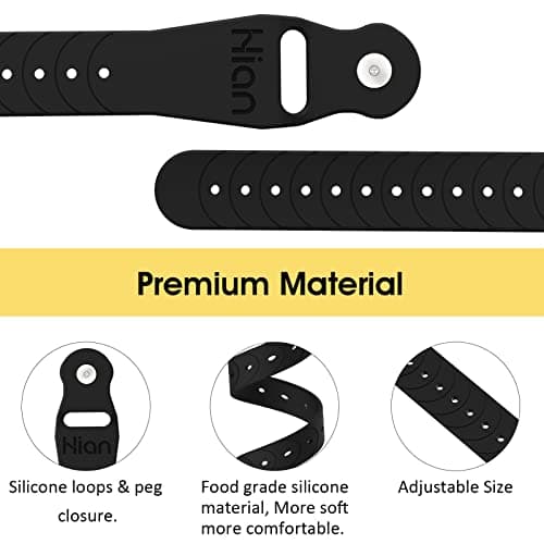Motion Sickness Bands/Adjustable Acupressure Wristbands/Relief Waterproof Band for Nausea Morning Sickness,Motion Sickness（2Pairs Black） — view 2