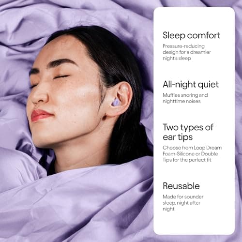 Loop Dream Ear Plugs - Soft Silicone Hearing Protection for Sleep & Snoring — view 2