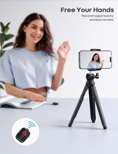 Lamicall Mobile Phone Tripod, Flexible Camera Tripod With Remote — view 3