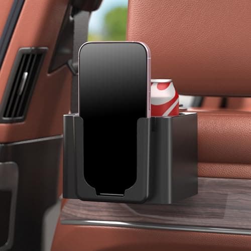 YPBEW General Car Beverage Organizers Multipurpose Storage Compartment Automotive Cup Rack for Travel Commuting Family Trips Spill Proof Car Accessory Organizers — view 3