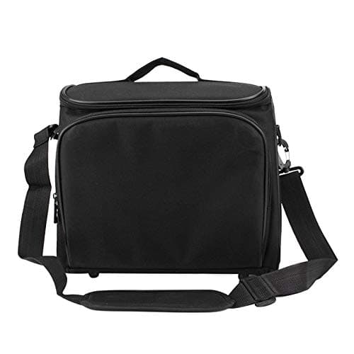 Faderr Video Projector Case, Protective Projector Organizer Bag Shockproof Projector Carrying Case, Zipper Closure Non Slip Projector Bag With Shoulder Strap