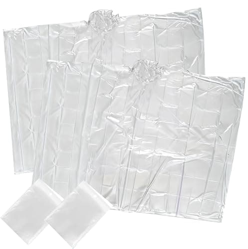 2 Pack Rain Poncho Waterproof Adult - Festival Poncho - Waterproof Poncho - Thickened Portable Adult Emergency Disposable Waterproof Raincoat with Drawstring Hood for Festival , Camping, Theme Parks
