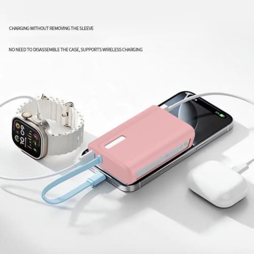 Non-Slip Grip Case for CP13 Portable Charger Travel(Black) — view 5