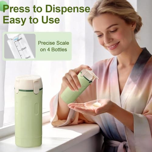 4 in 1 Refillable Travel Dispenser Bottles, Travel Bottles For Toiletries — view 6